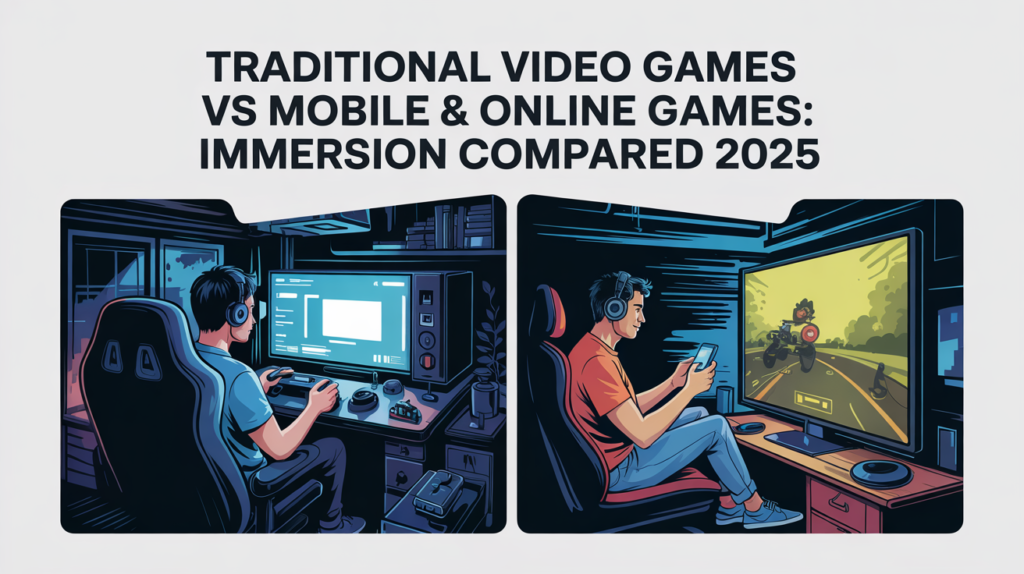 Traditional Video Games vs Mobile & Online Games