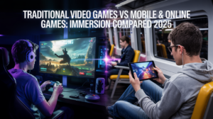 Traditional Video Games vs Mobile & Online Games
