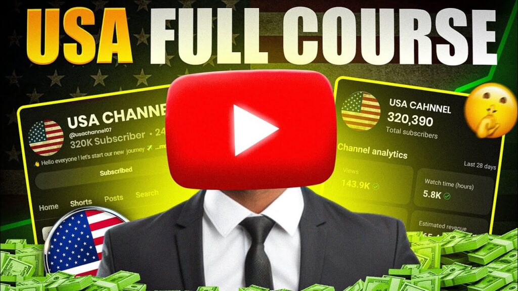 How to Start a USA-Based YouTube Channel from Anywhere – Complete Step-by-Step Guide Using Free AI Tools